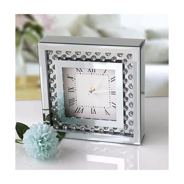 Relojes de escritorio silenciosos de 8 x 8 x 2 pulgadas