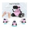 ALLCELE Robot de juguete a control remoto recargable_3