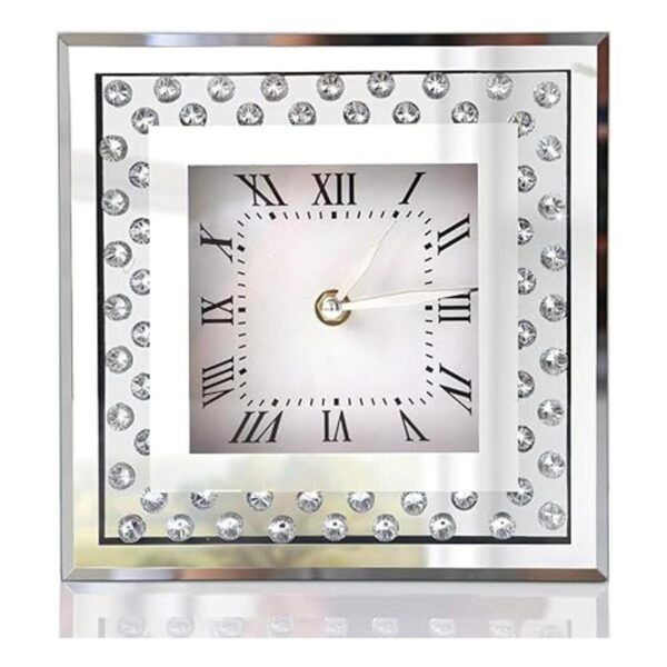 Relojes de escritorio silenciosos de 8 x 8 x 2 pulgadas