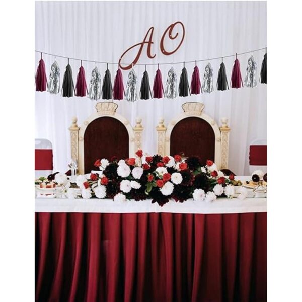 15 piezas de decoración de fiesta de graduación de color_3