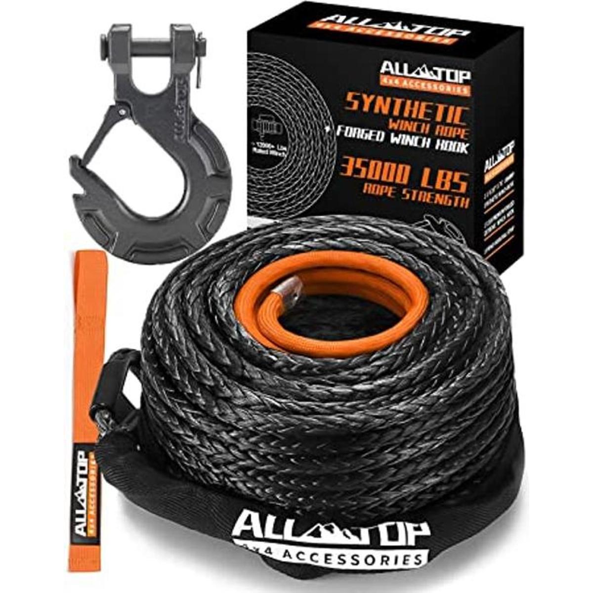 ALLTOP Cuerda de cabrestante sintético