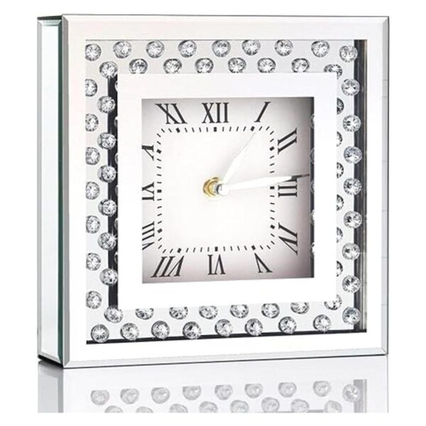 Relojes de escritorio silenciosos de 8 x 8 x 2 pulgadas