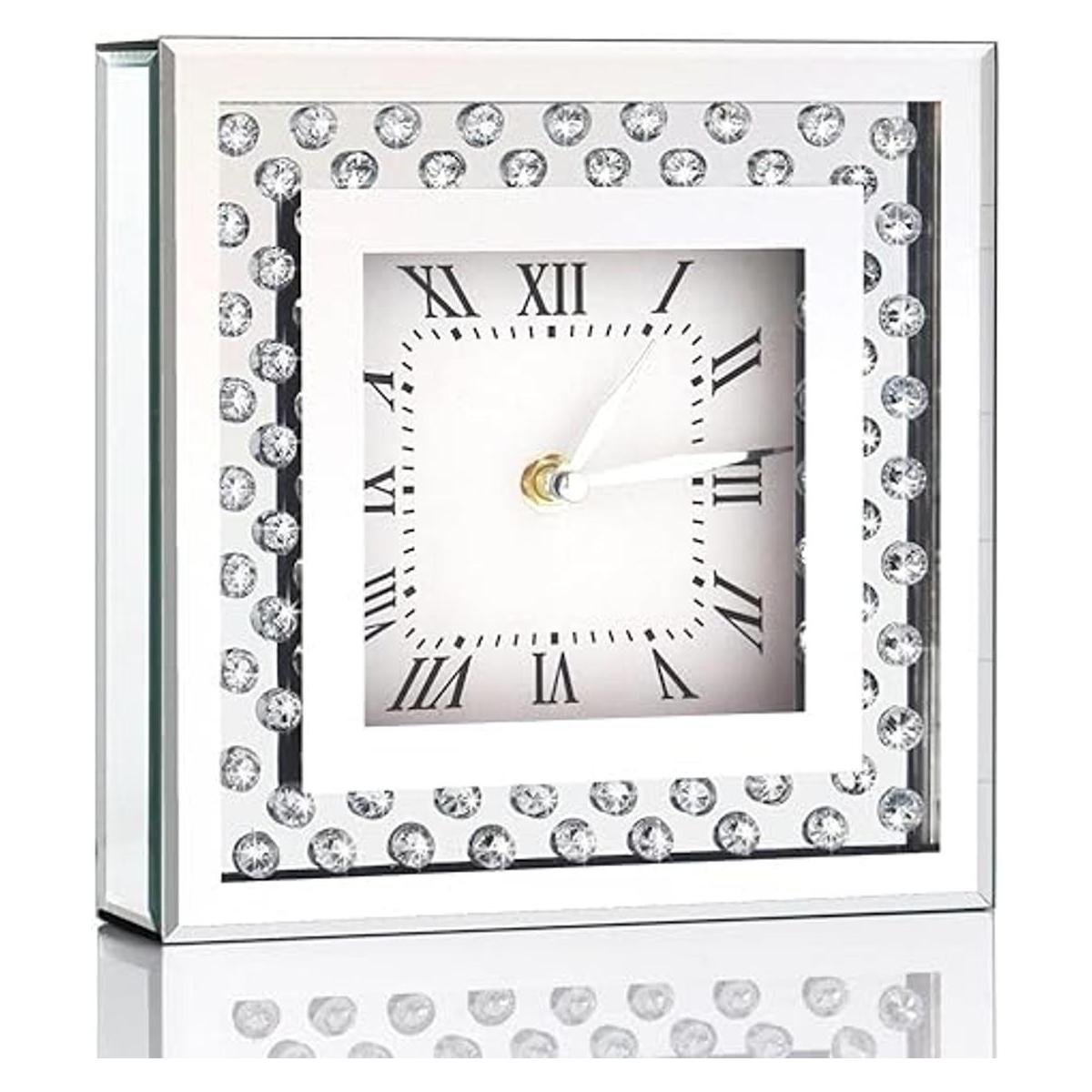 Relojes de escritorio silenciosos de 8 x 8 x 2 pulgadas