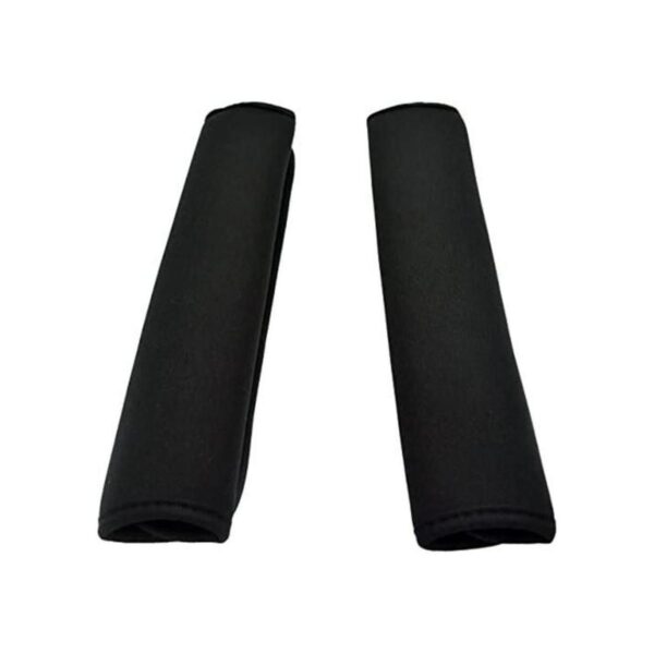2 almohadillas negras cómodas para correa de hombro de_1