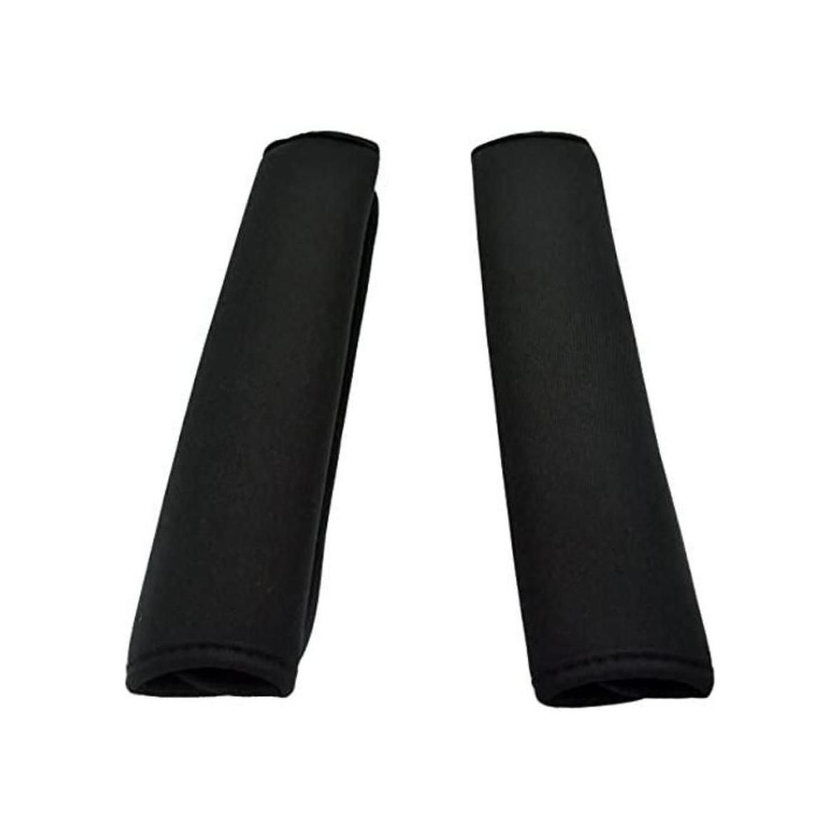2 almohadillas negras cómodas para correa de hombro de