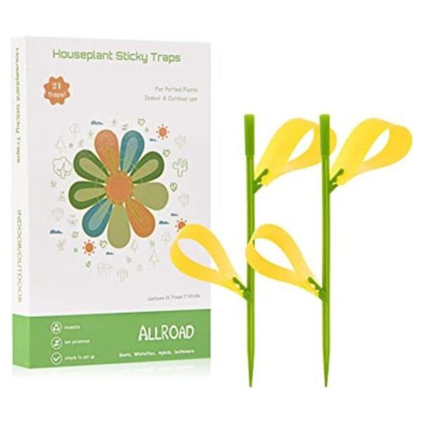 ALLRoad 84 trampas adhesivas amarillas para plantas de