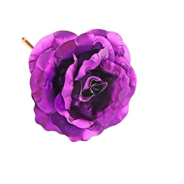 ALLOMN Rosa dorada de 24 quilates tallo largo de_6