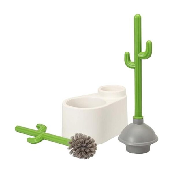 Juego de pistón y cepillo de inodoro Cactus para limpieza