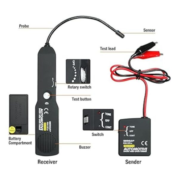 ALLOSUN Rastreador de cables automotrices para rastreador_2