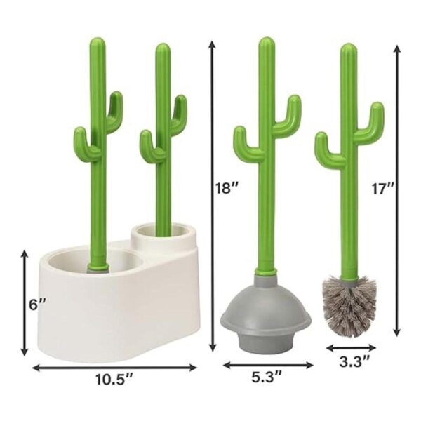 Juego de pistón y cepillo de inodoro Cactus para limpieza
