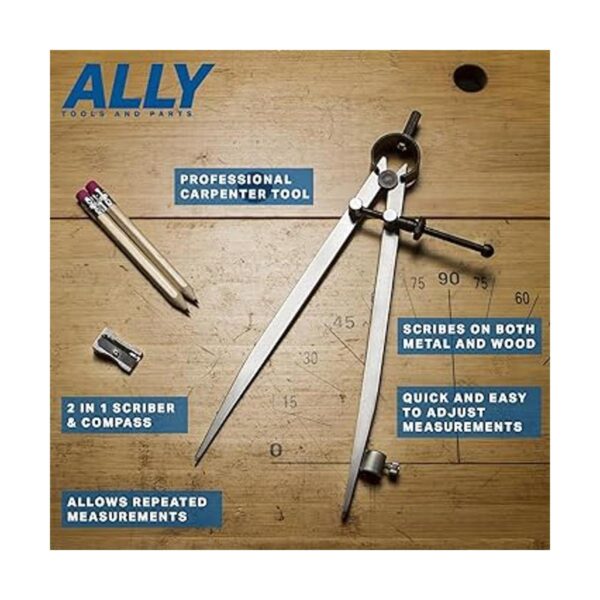 ALLY Tools Divisor de precisión de 8.0 in brújula para_4