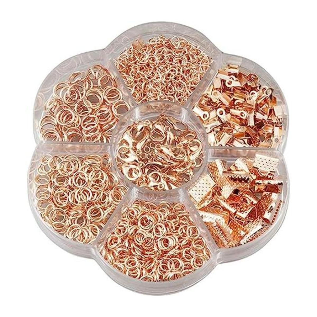 Allinone Kit de reparación de joyas de oro rosa para