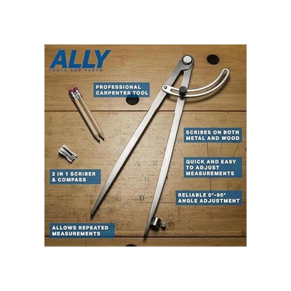 ALLY Tools Divisor de precisión de 12.0 in incluye dos_4