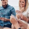 Cartas de póquer estándar de 4 mazos para montar en_4