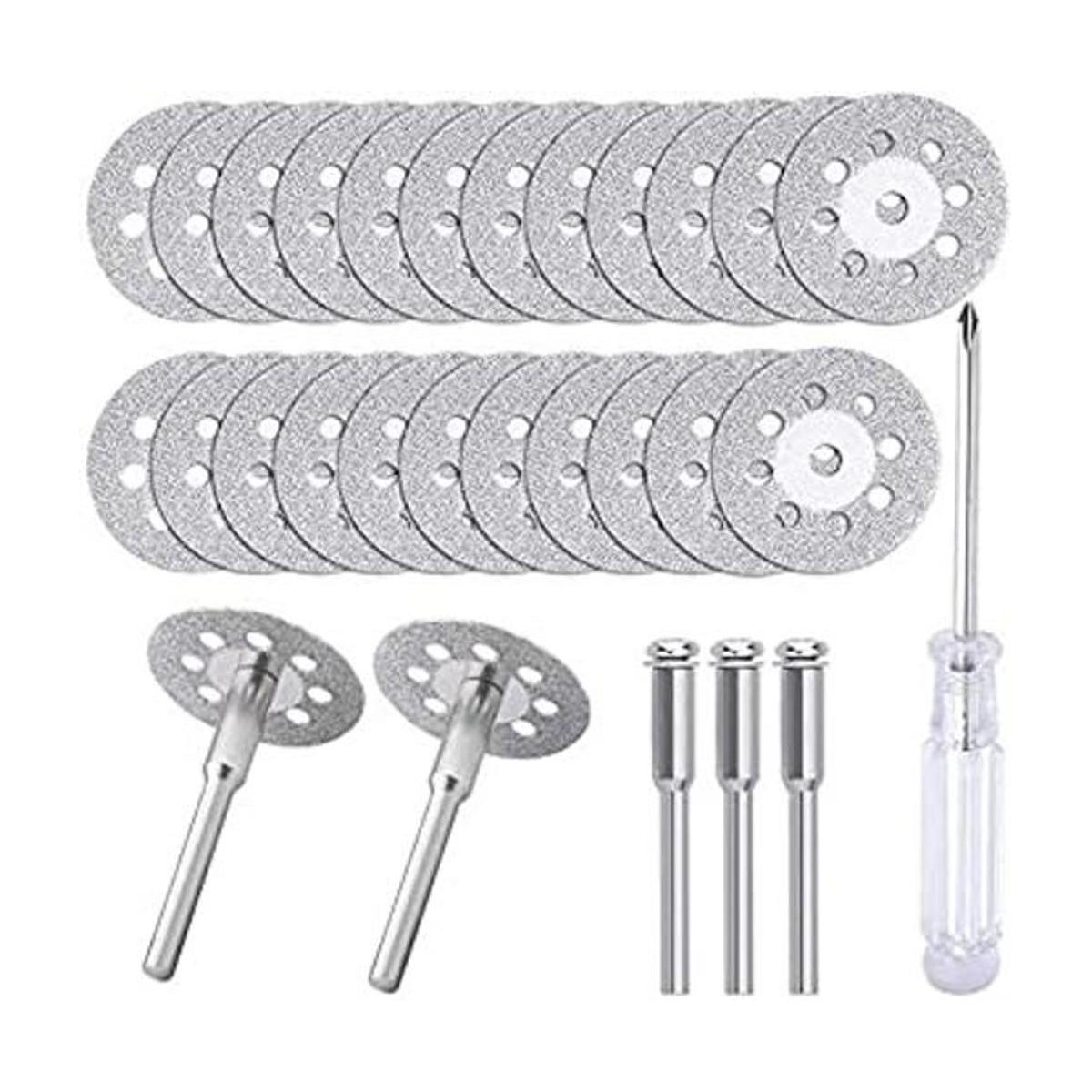 Rueda de corte de diamante 545 0.866 in 25 piezas con