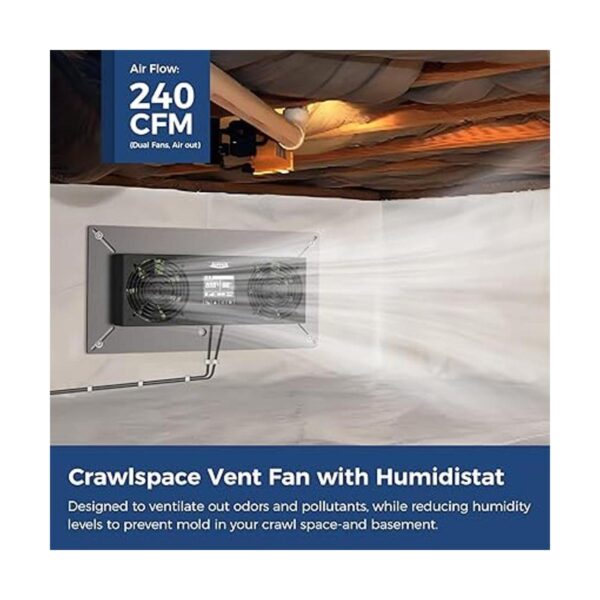 ALORAIR Ventilador de ventilación Crawlspace ventilación_2