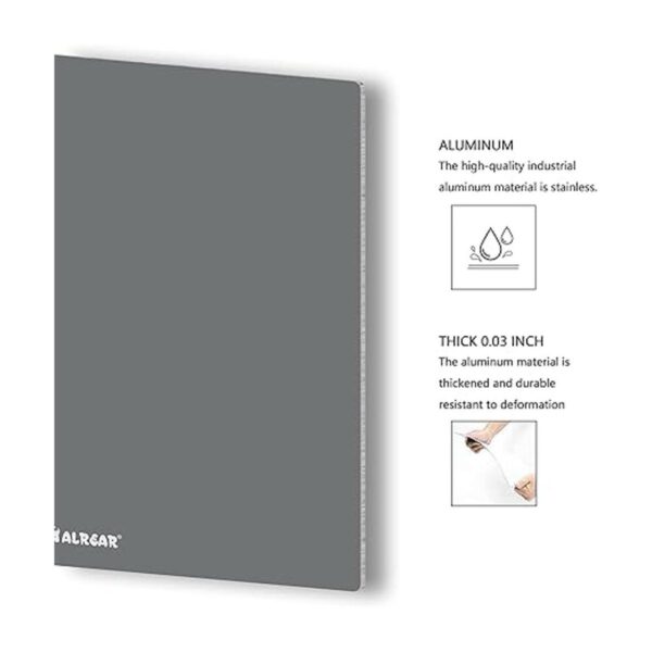 ALREAR Cartel de aluminio rústico para decoración de pared