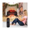 ALPACA Calentador eléctrico de troncos de chimenea con