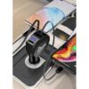 Cargador de coche USB C cargador retráctil de automóvil_2