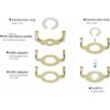 ALUCSET Soporte de arpa de 8 9 10 11 12 pulgadas kit_3