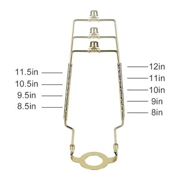 ALUCSET Soporte de arpa de 8 9 10 11 12 pulgadas kit_2