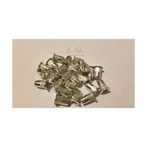 100 tuercas de remache de brida de aluminio 1032_2