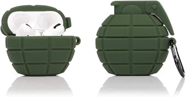 LEWOTE Airpods Pro Carcasa de silicona para Apple Airpods_1