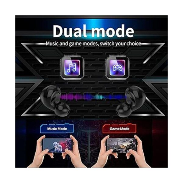 Ture Auriculares inalámbricos Bluetooth para juegos con_6