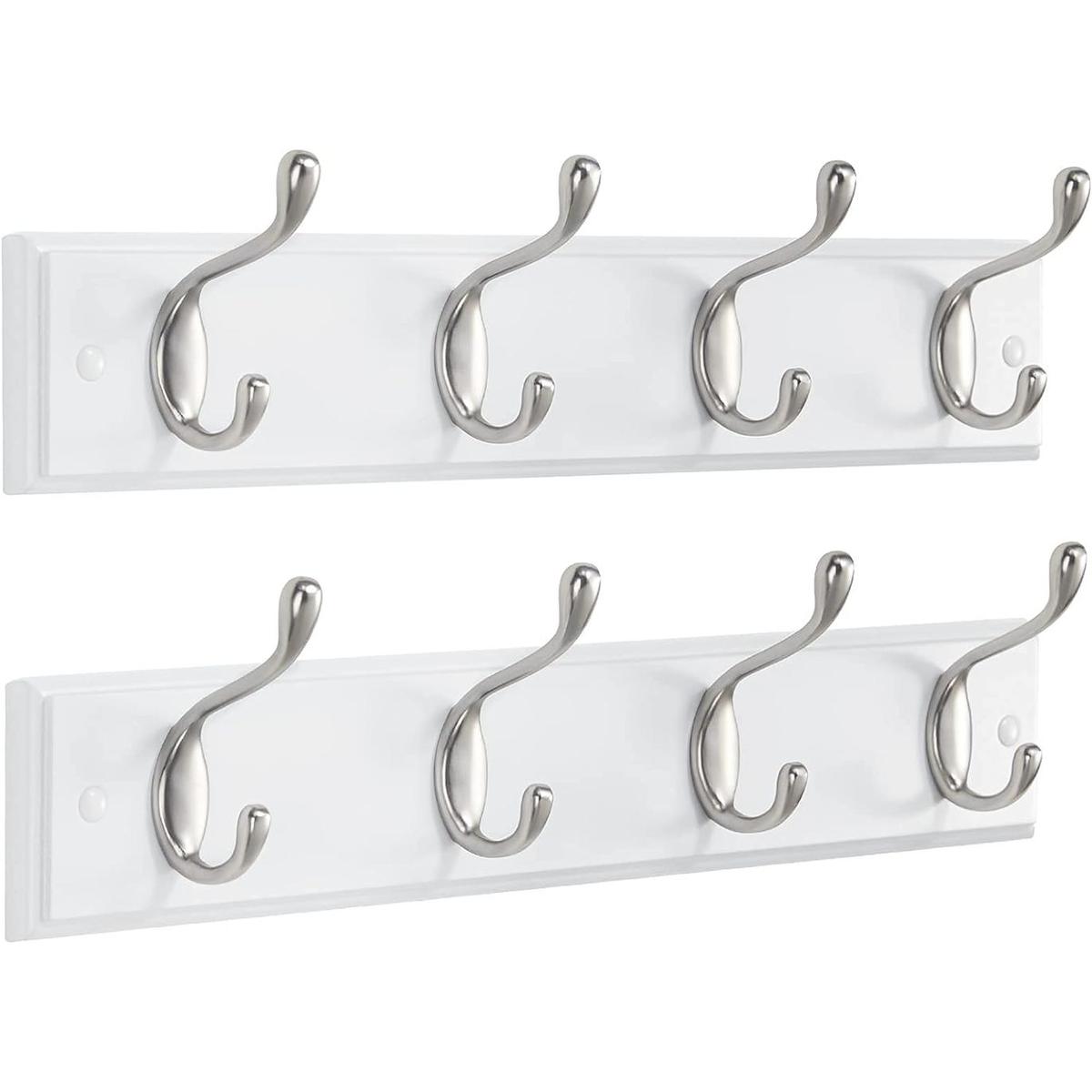 Perchero para pared paquete de 2 ganchos de pared