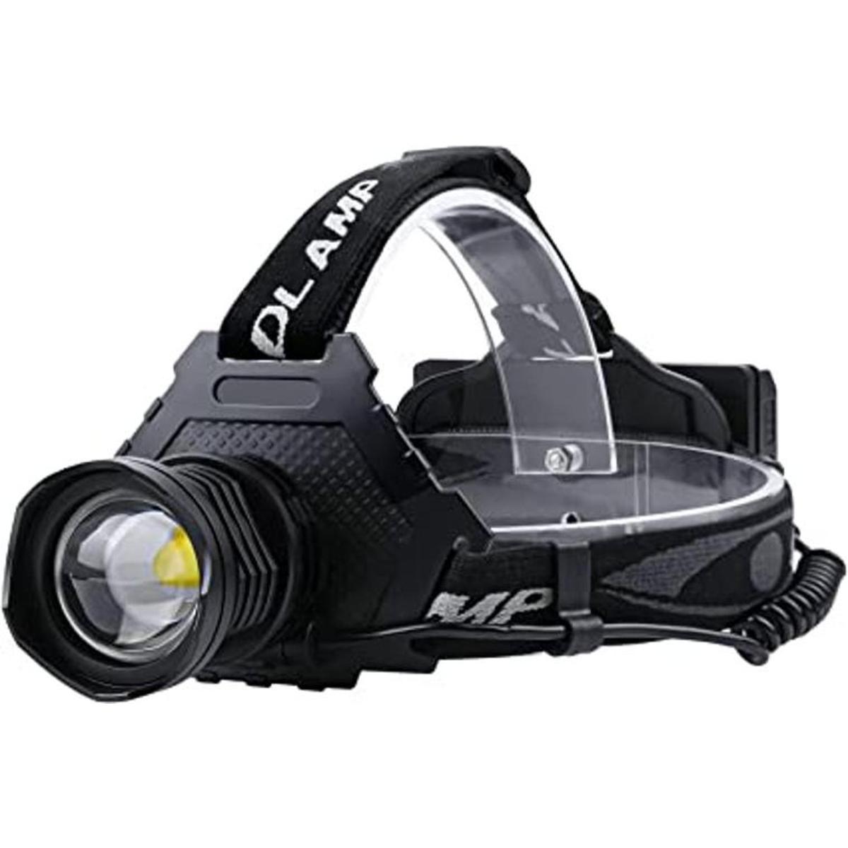 AMAKER Linterna frontal LED recargable 90000 lúmenes