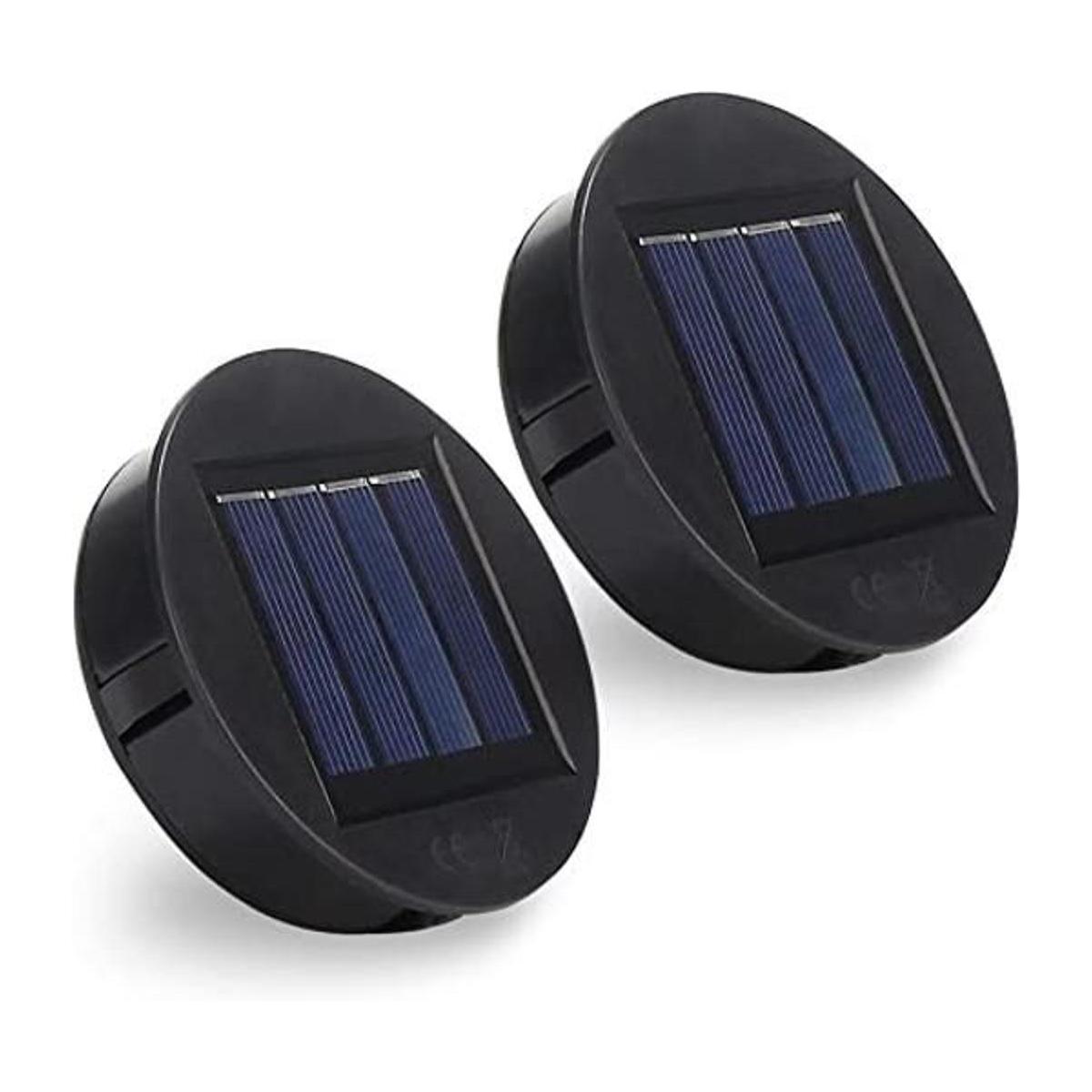 Paquete de 2 luces solares de repuesto partes de luz
