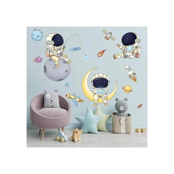 DILIBRA Calcomanías de pared de astronauta para