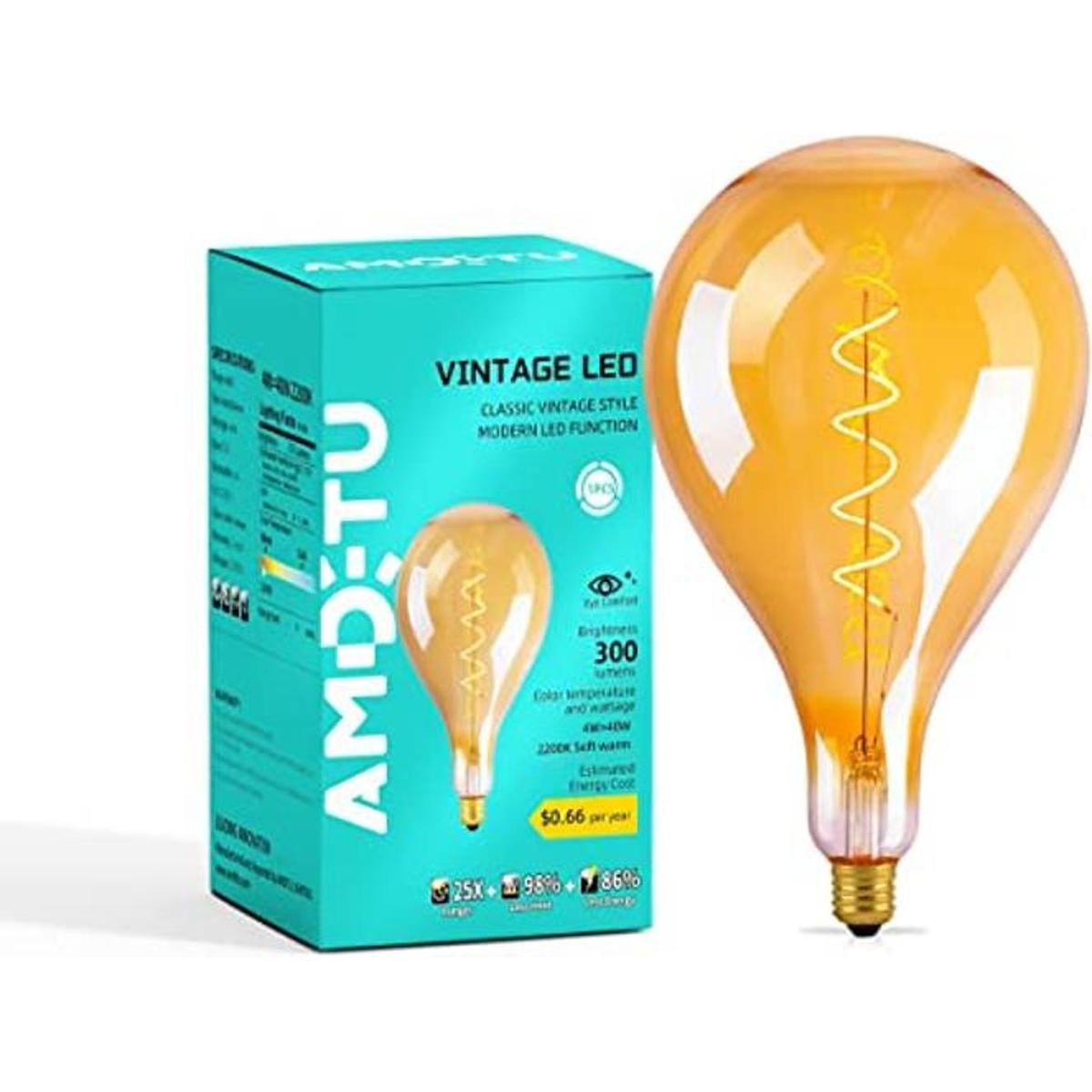 Bombilla Edison grande decorativa nostálgica de estilo