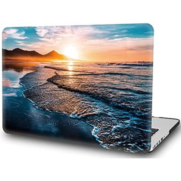 Beach Sunset Carcasa rígida compatible con MacBook Air_1