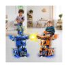 AMENON Robot de juguete con control remoto y luces de_4