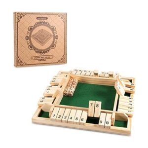 Amerous Juego familiar Shut The Box de 12 pulgadas 14_1