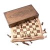 AMEROUS Juego de ajedrez magnético de madera de 15.6_4