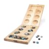 AMEROUS Juego de mesa de madera Mancala Tamaño más_2