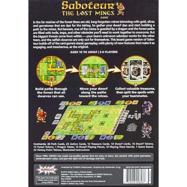 Saboteur El juego de mesa de las minas perdidas_2