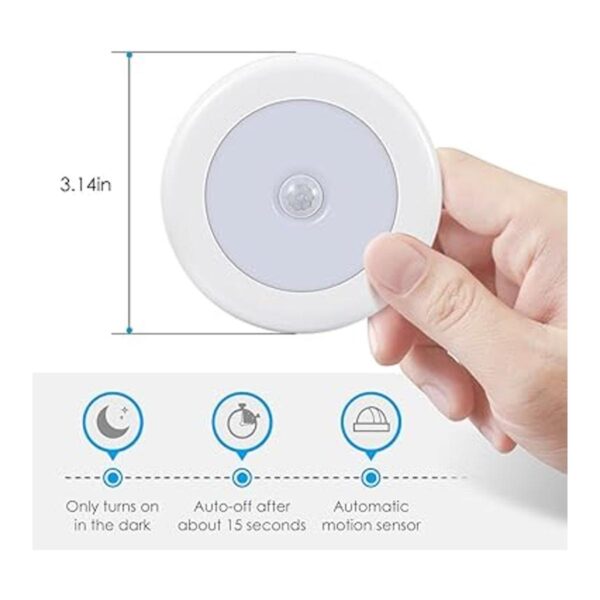 Luz AMIR por sensor de movimiento Blanco Motion Sensor_5