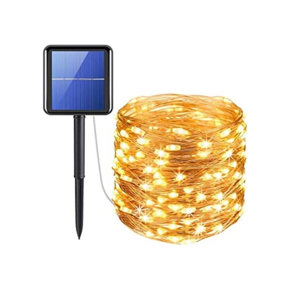 Amir funciona con energía solar luces alambre de cobre