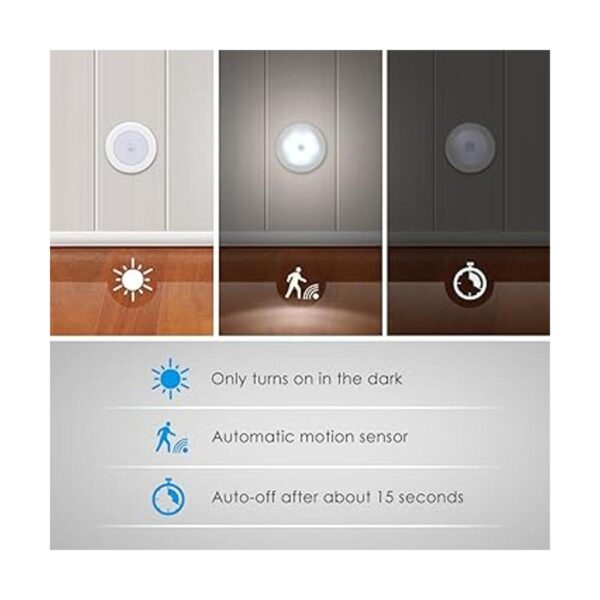 Luz AMIR por sensor de movimiento Blanco Motion Sensor_4