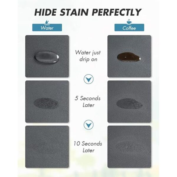 AMOAMI Tapete de café Hide Stain Rubber Backed Tapete_2
