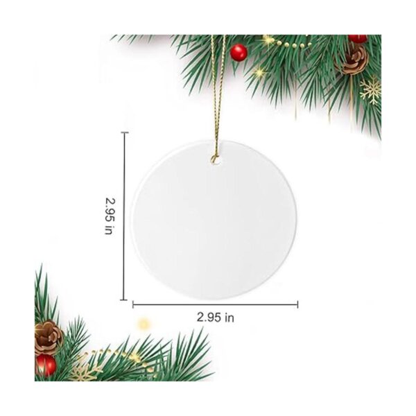 Sublimation Ceramic Ornaments Sublimation Ornament Blanks