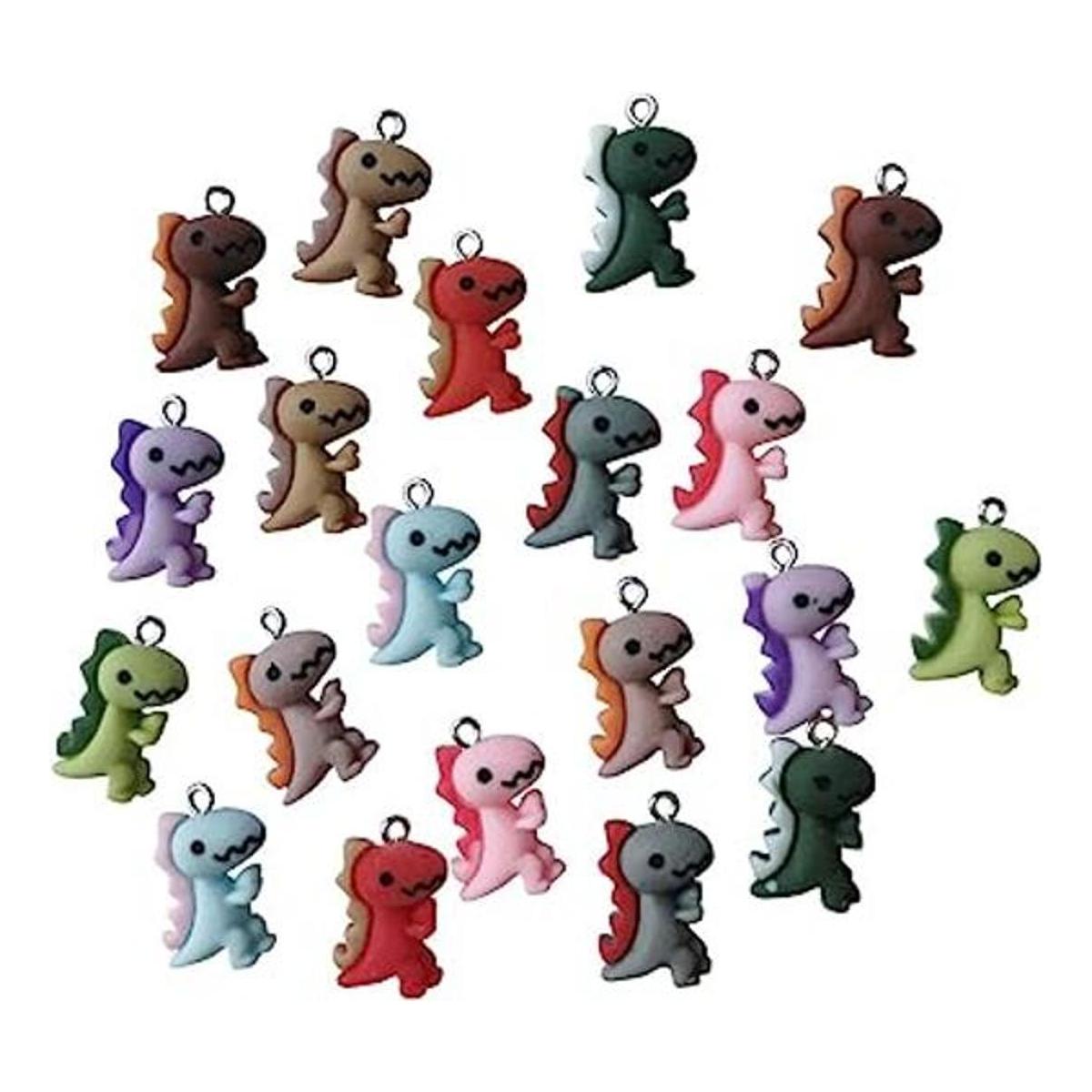 AMOBESTER Colgante de dinosaurio encantos Erring pulsera