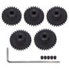 AMOGOT Metal Steel M1 piñón engranajes Sets 26T 27T 28T_1