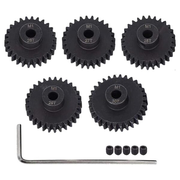 AMOGOT Metal Steel M1 piñón engranajes Sets 26T 27T 28T_1