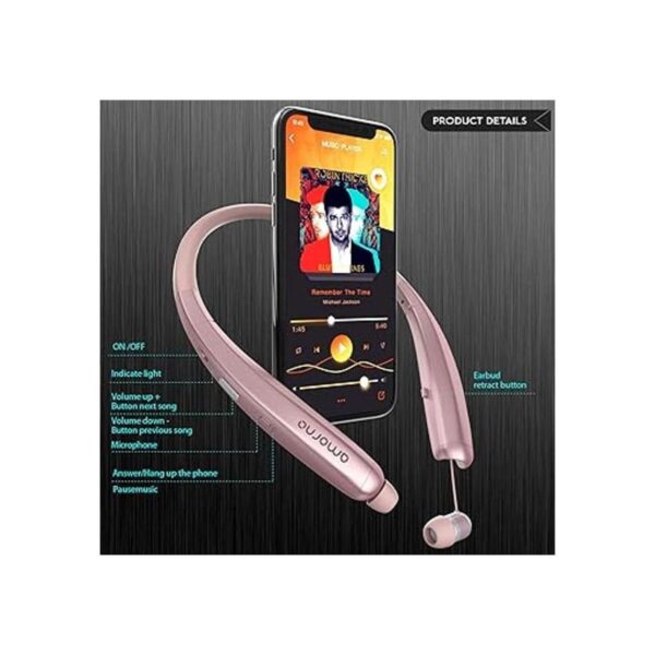 AMORNO Auriculares Bluetooth plegables banda para el_2