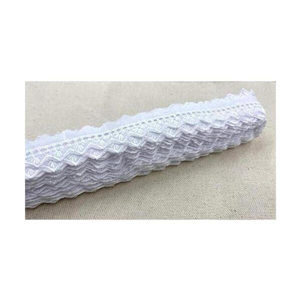 AMORNPHAN 15 yardas de 0.75 pulgadas de ancho blanco de