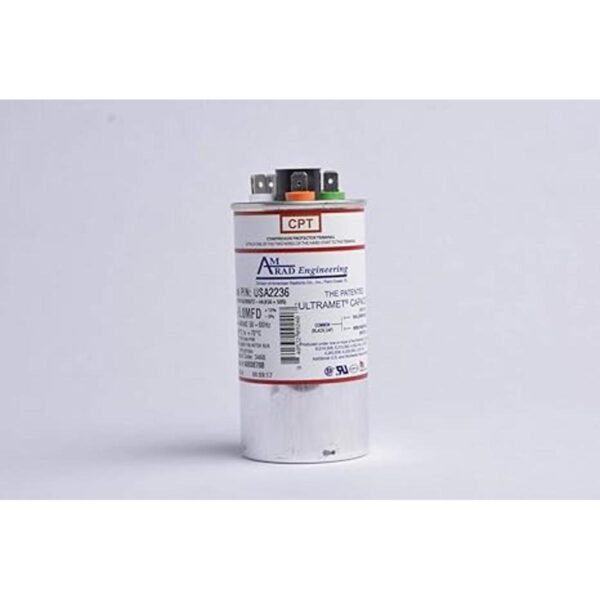 Capacitor universal redondo dual 45 5 uf Mfd AmRad_2